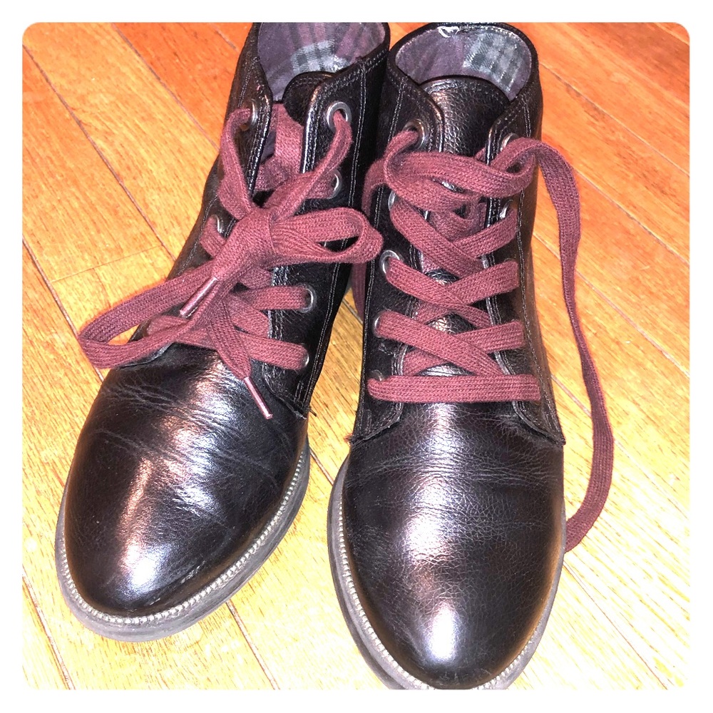 Circus by Sam Edelman Black Leather Charlie bootie
